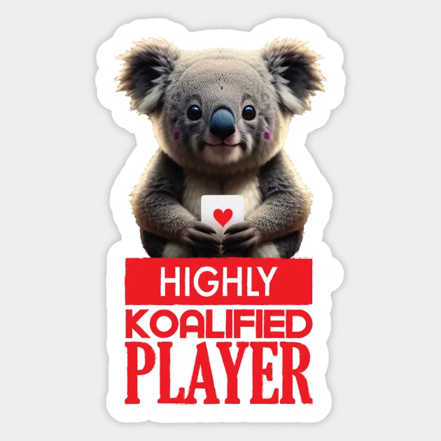 Just a Highly Koalified Player Koala 5 Sticker by Dmytro